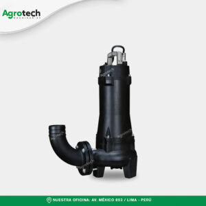 Electrobomba Sumergible 3HP aguas residuales