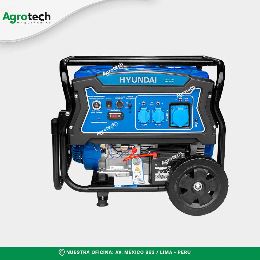 Generador Eléctrico a Gasolina Hyundai HYG11050E - (9KW) - Imagen 3