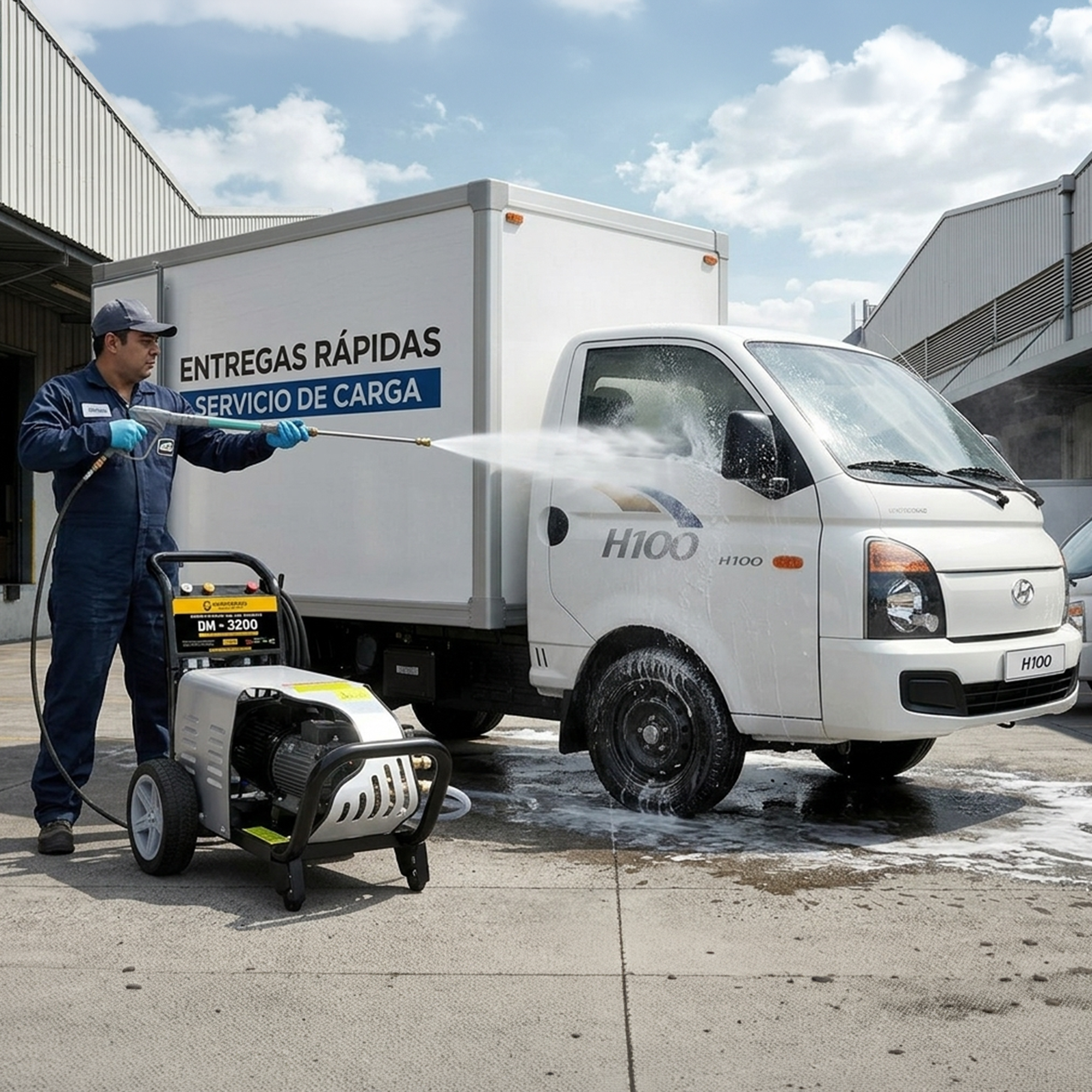 Hidrolavadora Trif. 3200PSI 7.5HP Alta Presión - Imagen 9