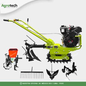 Motocultor Tipo Oruga Diesel 7.5hp