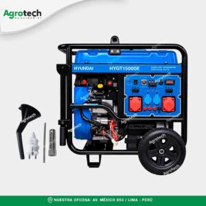 Generador Eléctrico a Gasolina Hyundai HYGT15000E 12KW