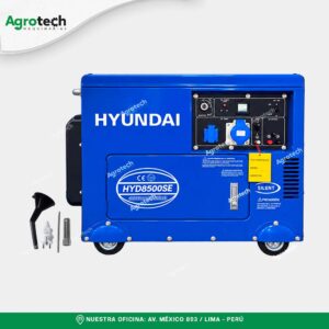 Generador Eléctrico Diésel Hyundai HYD8500SE 7KW